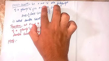 Double coset.normalizer and centrelizr by prof.ahsan