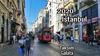 ISTANBUL 2020🔥Taksim tour Istanbul today after lockdown.Стамбул сегодня 2020❤️part 1