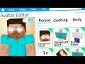 MAKING MINECRAFT HEROBRINE a ROBLOX ACCOUNT