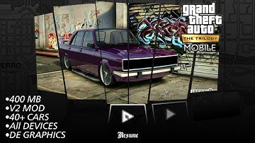 GTA San Andreas Definitive edition Graphics Modpack Android v3 - Support All Devices