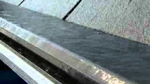 Gutter Topper water movement video