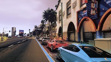 GTA 5 - Open World Graphics Mod Realistic Weathers With NVE And Titan Reshade Project On RTX2060