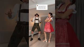 SLOWLY CONVERTING HIM! 🤣🇩🇪 #dance #trend #viral #shorts #german #deutsch #funny #comedy