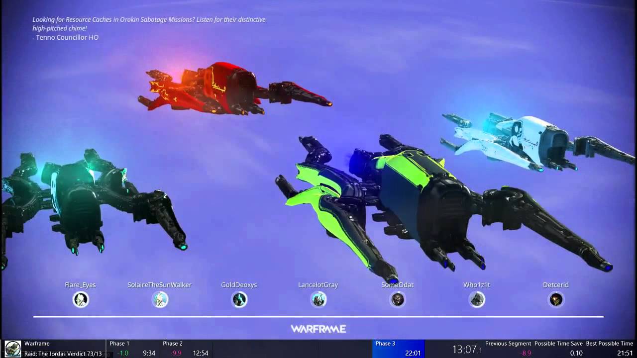 [PC] Warframe - Raid: The Jordas Verdict Speedrun (