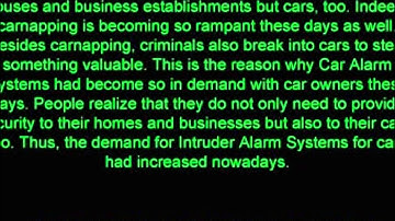 Alarm Systems