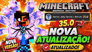 🔥 NOVA ATUALIZAÇÃO NARUTO JEDY v35：Novos MODOS, Boss e Jutsus! MCBE PE 26+ screenshot 4