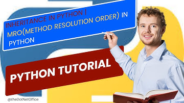 Part 33- Inheritance in #Python | MRO(Method Resolution Order) in Python | #education #educational