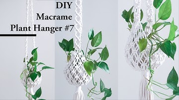 Macrame plant hanger #7 supper easy for beginner diy tutorial