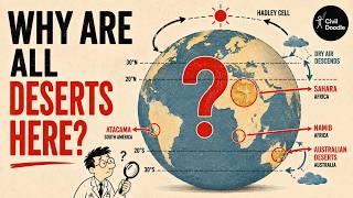 Why Is There a Desert on the West Side of Almost Every Continent?