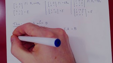 Elementary Matrices - Part 1