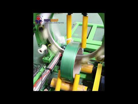 PET belt coil wrapping machine, PP coil packing machine