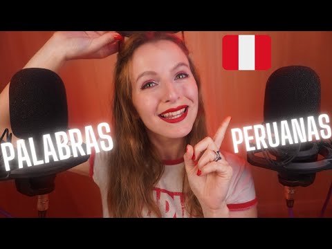ASMR Susurrando Palabras de PERU De OREJA a OREJA