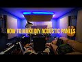 How To Make Cheap DIY Acoustic Panels (Sound Absorbers)!