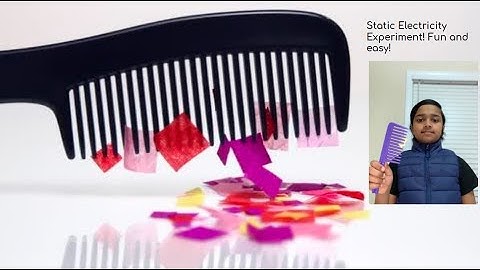 Static Electricity Comb Experiment | Sri’s World