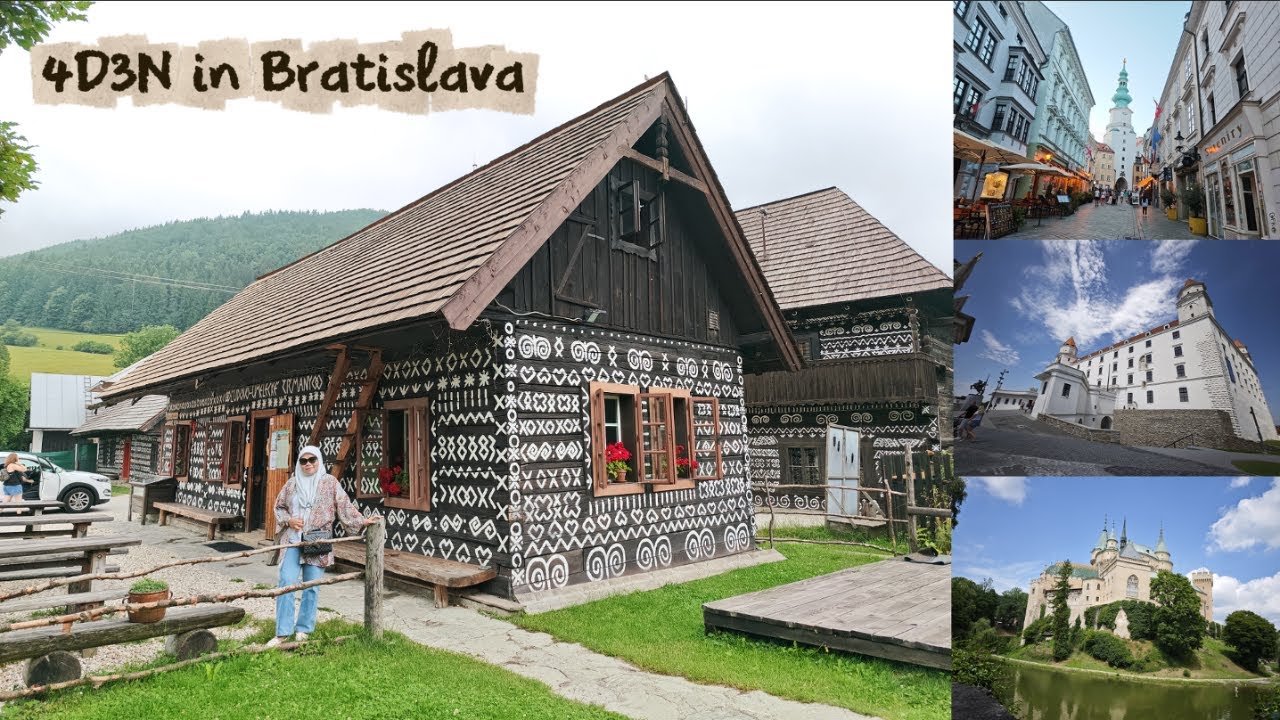 Ep 18 -- Jelajah Bratislava & Desa Ajaib Čičmany | 4D3N Slovakia Vlog