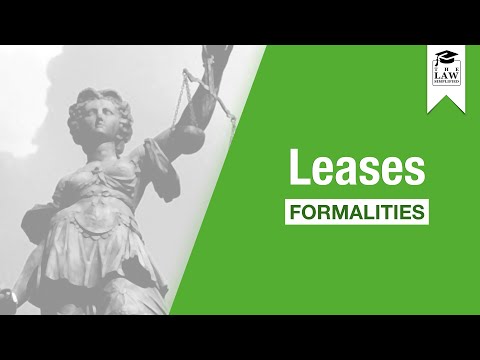 Video: How To Register A Lease Of Municipal Land