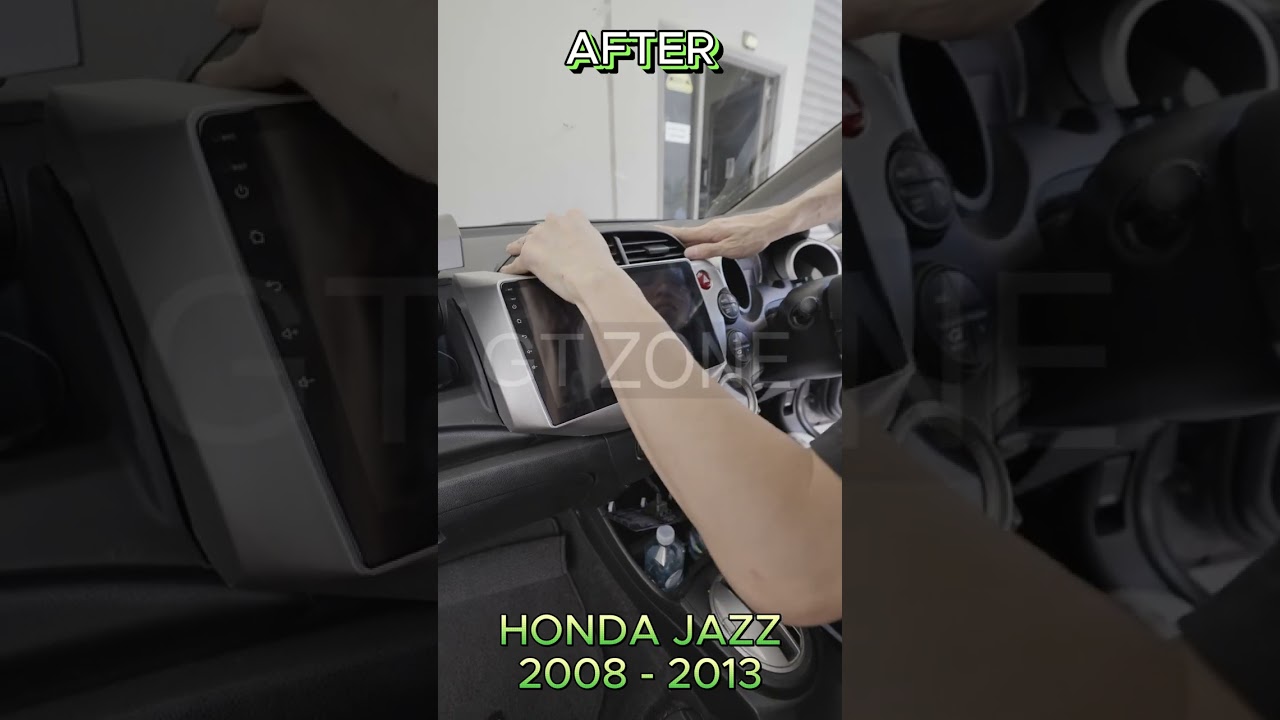 Honda Jazz 2008-2013 Before & After Car Stereo Upgrade 🚘 Wireless Apple Carplay & Android Auto