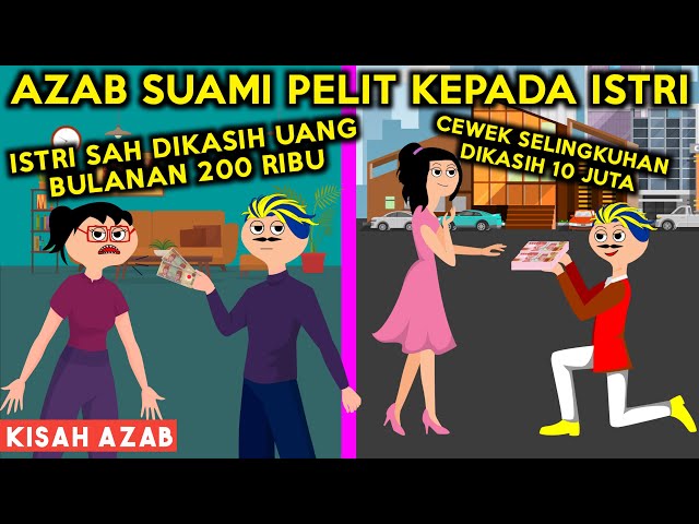 SEBULAN CUMA DIKASIH UANG 200 RIBU SAMA SUAMI PELIT! SUAMI DIKUTUK MENJADI ANJ1NG! | SINETRON AZAB class=