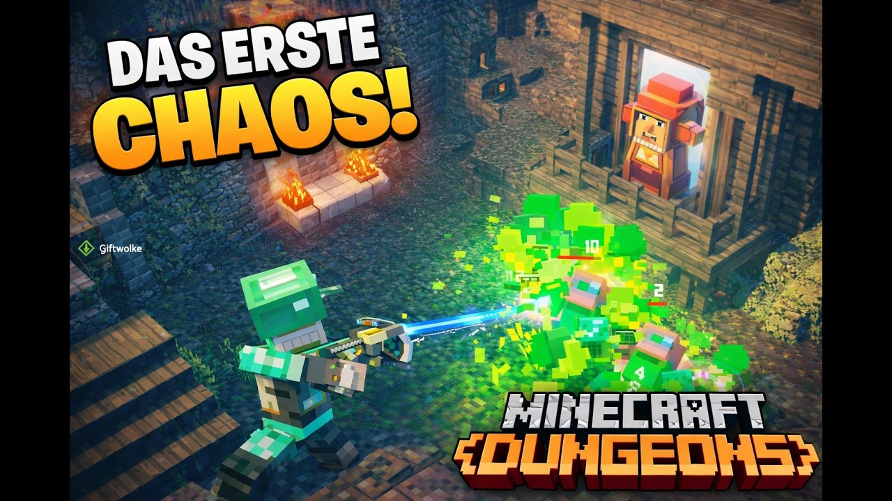 Minecraft Dungeons #001 Deutsch – Das erste Chaos im Tutorial - YouTube