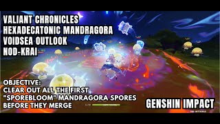 [Genshin Impact Valiant Chronicles] Hexadecatonic Mandragora - Clear Out All The Mandragora Spores