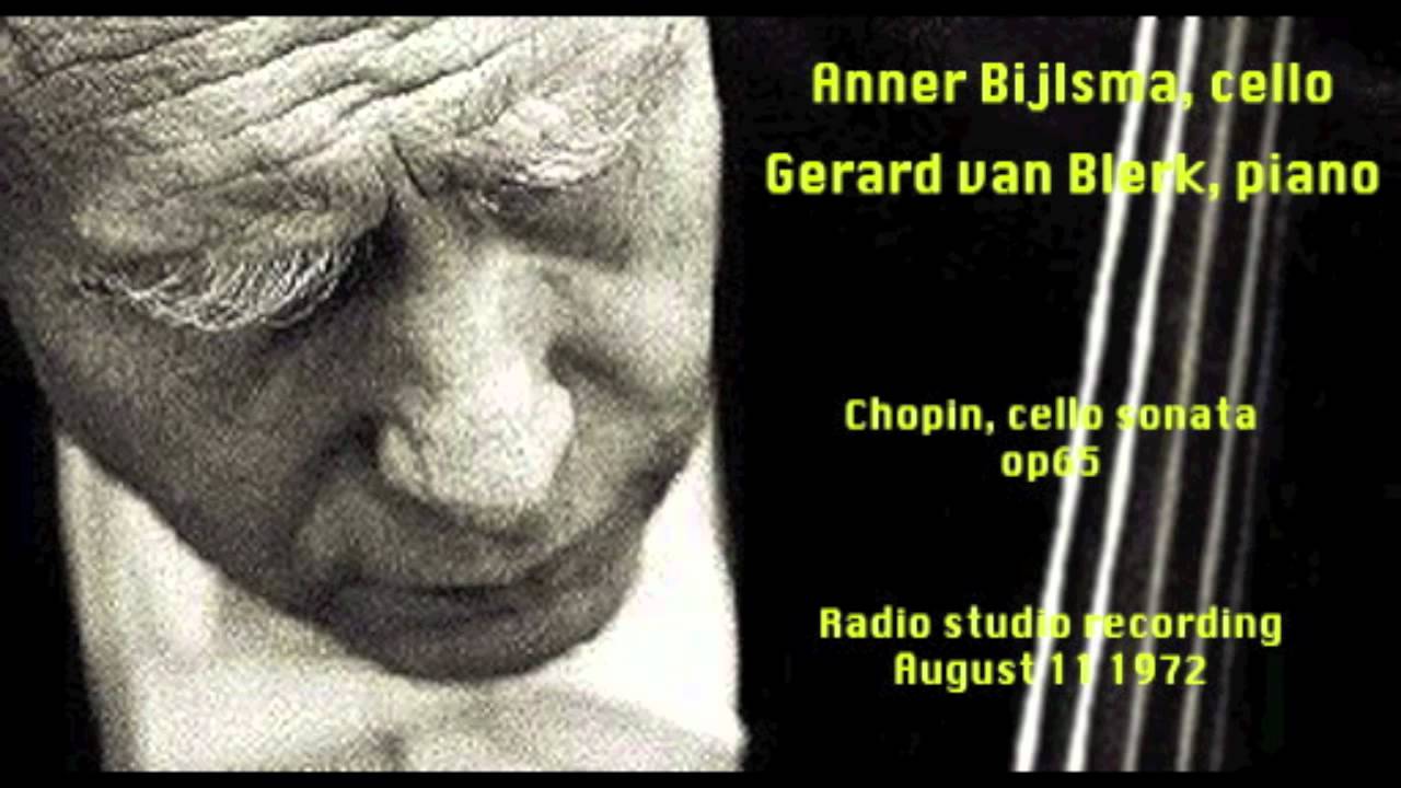 Anner Bijlsma Chopin cello sonata radio recording 1972 Gerard van Blerk piano