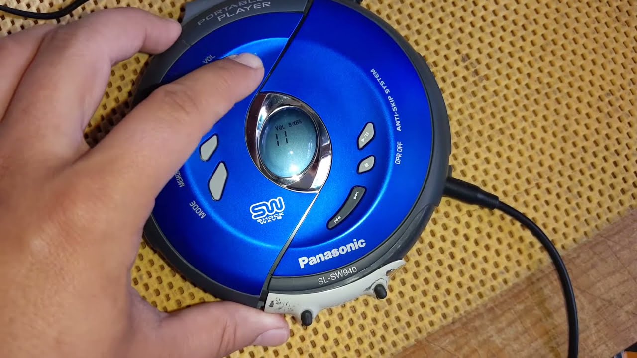 Reproductor CD Panasonic Shockwave SL-SW940 - YouTube