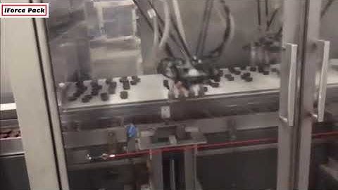 Chocolate candy high accuracy spider robot hand sorting feeding cartoning machine automatic encasing