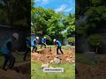 From bare land to a thriving ecosystem! 🌱➡️🐟Watch how we built this fish pond from scratch.