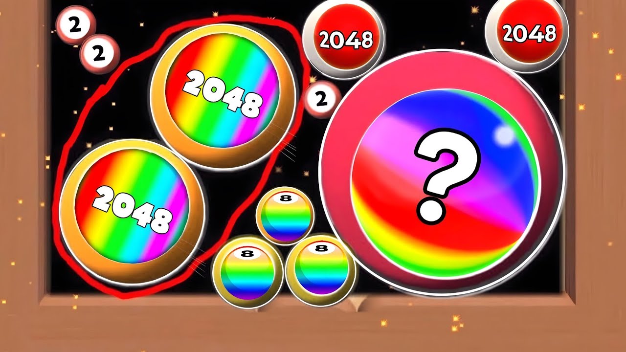 🕹️ SURROUND AND MERGE (jelly 2048) 🆚 Imposter Choice 🧩 2048 Balls Gameplay part #64