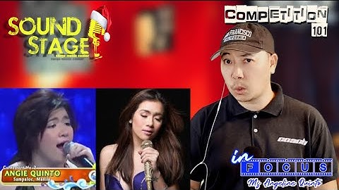 IN FOCUS: ANGELINE QUINTO COMPETITION 101