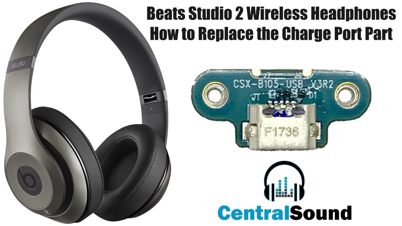 Beats Studio 2 Wireless Charge Port 