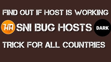 Host Checker Tutorial | How To Check If An SNI Bug Host Is Active & Working For Secure Internet