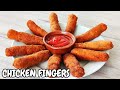 Chicken Cheese Fingers | Crispy Chicken Fingers Recipe | How to make Cheesy Chicken Fingers