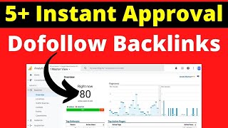 5+ Instant Approval Dofollow Backlinks -100% Dofollow Backlinks 2022 @SEO Smart Key