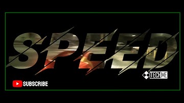 TUTORIAL VIDEO | COOL NEED FOR SPEED TEXT CLIP MASK