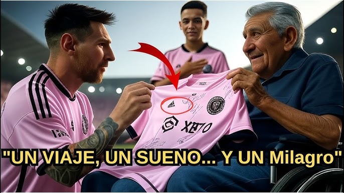 Messi reconoció a un anciano en la tribuna… y lo que hizo conmovió al mundo” - YouTube