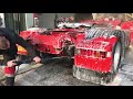 Red Scania V8 Real F*CK*NG DIRT PT.2 ProNano Non Contact Dutch Truck Wash With Oil Problems