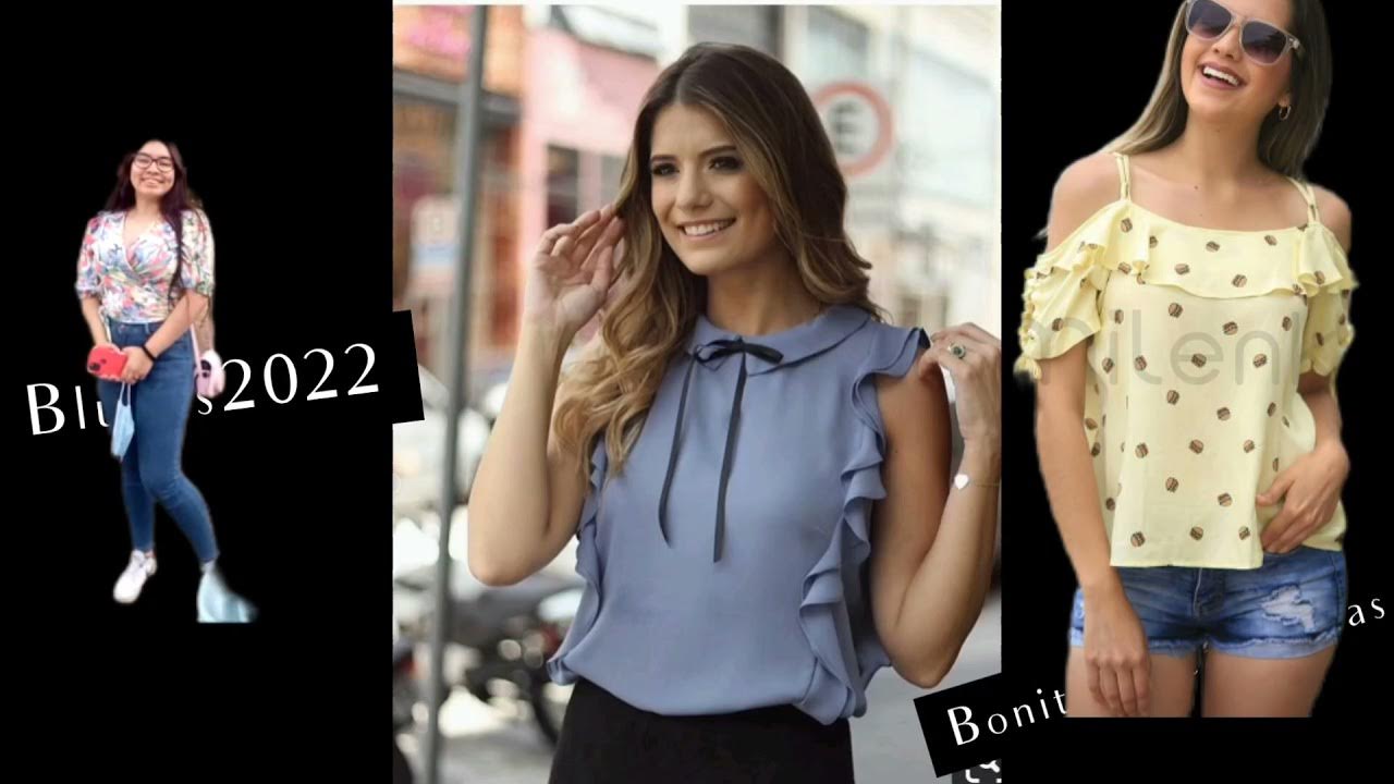 Entretener Desilusión barajar BELLAS BLUSAS sencillas 2022* MODA de BLUSAS ESTAMPADAS DE MODA 2022/ BLUSAS  BONITAS Y MODERNAS - YouTube