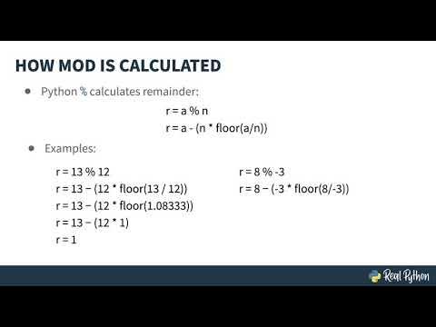 Modulo Operators In Python