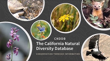 Overview of the California Natural Diversity Database (CNDDB)