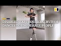 Chinese disabled earthquake survivor Liao Zhi dances to encourage people