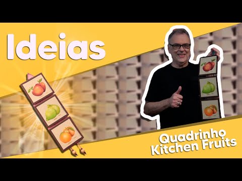 IDEIAS - Quadrinho Kitchen Fruits