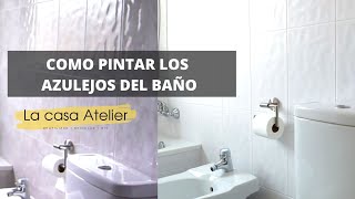 5 pasos para pintar azulejos de baño con éxito