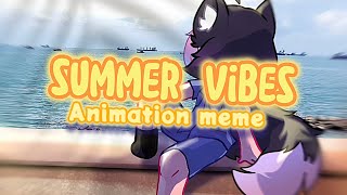 🌞Summer vibes 🌞//animation meme// Gacha Art 🏝️☀️