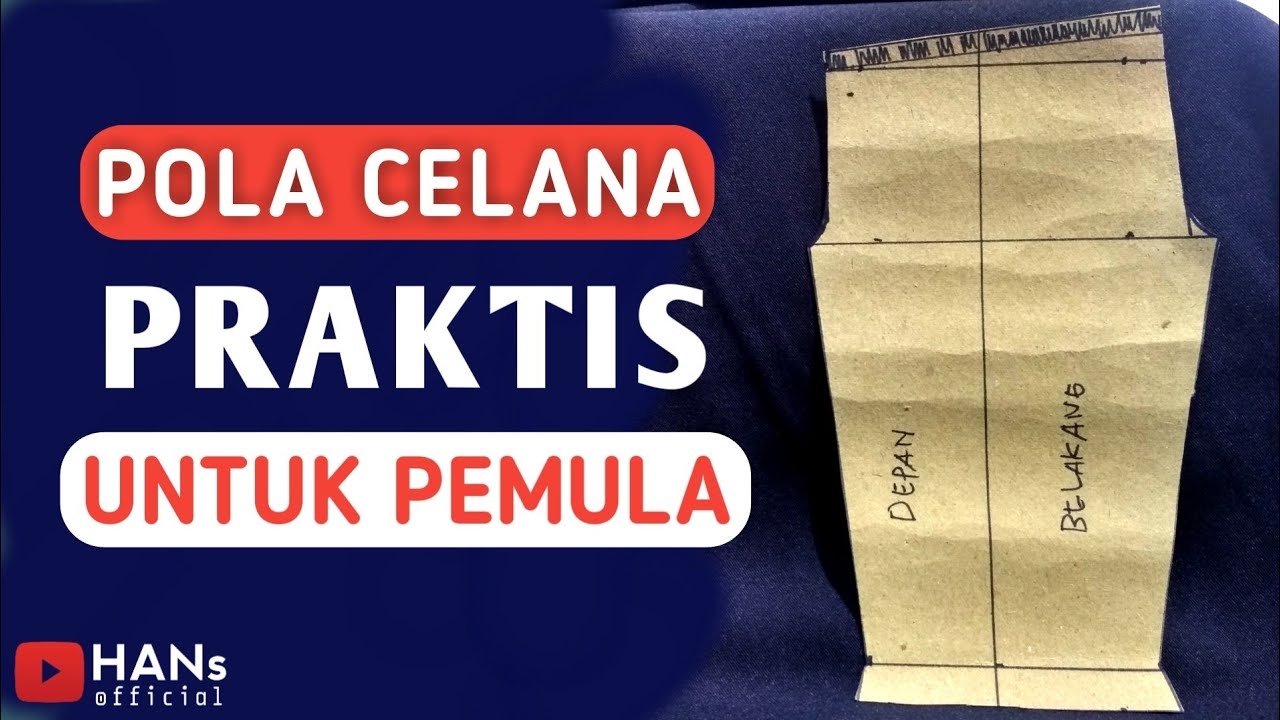  POLA CELANA KOLOR  ANAK LAKI LAKI Belajar menjahit 