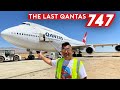 The Last Qantas Boeing 747 - An Emotional Farewell