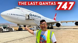 The Last Qantas Boeing 747  An Emotional Farewell