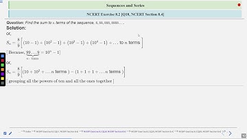 Sequences and Series Exercise Part 6 #SATHEE_ENGG #swayamprabha #engineeringexams