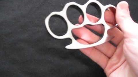 Security-Wizard.net Chrome Plated Brass Knuckles Review