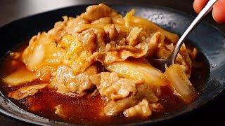 丼（白菜と豚肉の中華あんかけ丼）｜だれウマ【料理研究家】さんのレシピ書き起こし